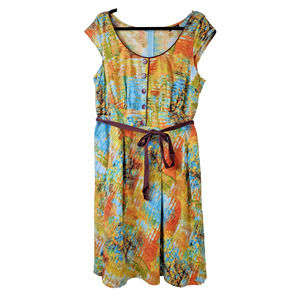 Retrolicious Plus SIZE 1X Womens Retro Dress Pin-up Vintage‎ Modcloth Sweetheart